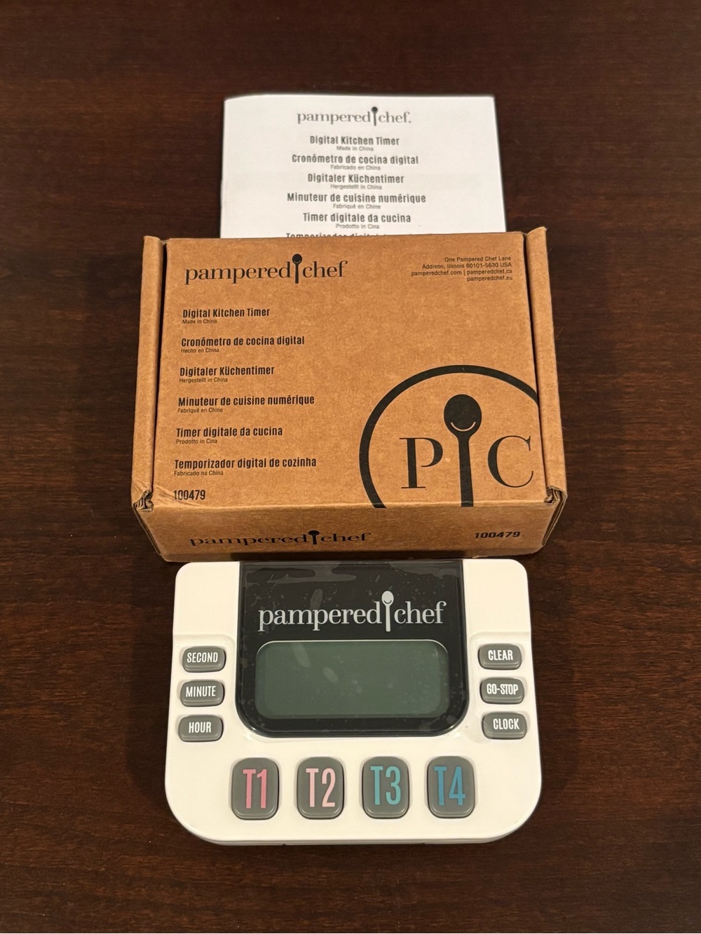 Pampered Chef Digital Kitchen Timer 100479